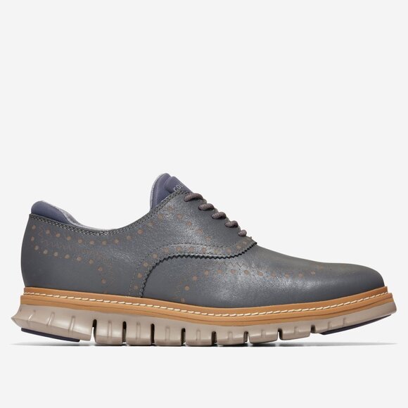 Cole Haan Other - Cole Haan Men's 7 Gray and Tan Zerogrand Wingtip Oxford - Waterproof